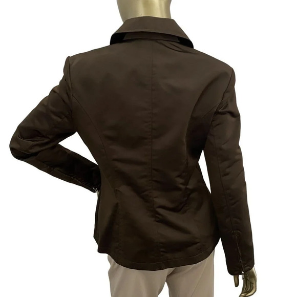Henri Bendel Vintage Satin Zip-Up Jacket - Picture 2 of 11